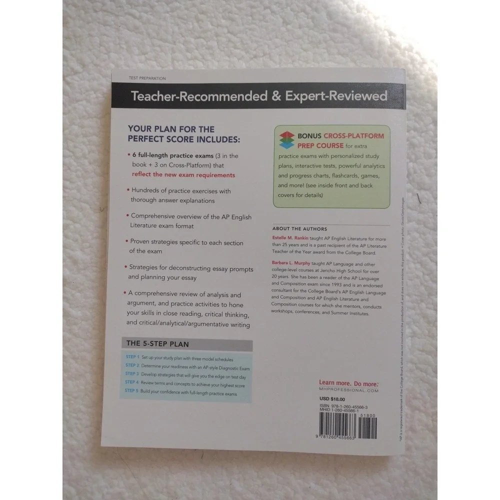 5 Steps to a 5: AP English‎ Literature 2020 by Barbara L. Murphy and Estelle